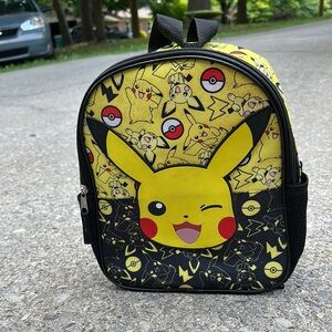 Pokemon Pikachu Yellow and Black Kids Backpack